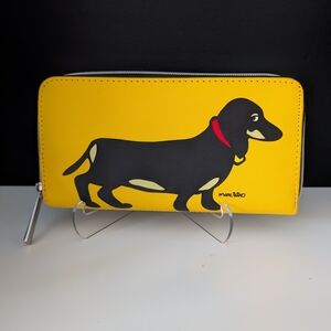 Marc Tetro Yellow Dachshund Wallet